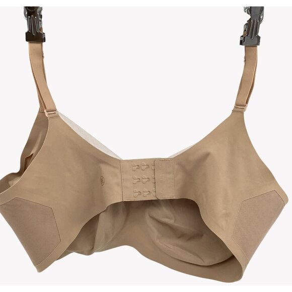 HoneyLove Womens Nude Crossover Bra Size XL Supportive Full Coverage Stretch - Picture 2 of 3